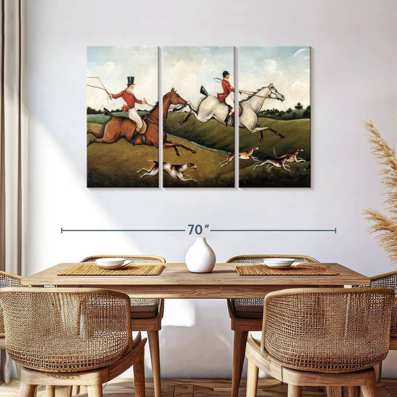 Senne The Hunt, 36" H x 57" W