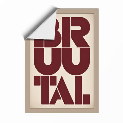 Brutal Architecture Industrial - Framed Print