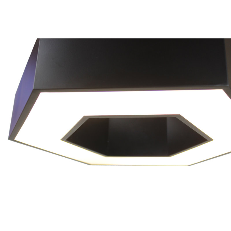 Tornatore 1 - Light LED Single Pendant, 3.5" H x 16" W x 14" D, Black