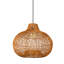 Luminaire suspendu beige à 1 dôme Batcheller-1262682875