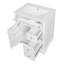 Meuble-lavabo de salle de bain avec support de rangement à 2 niveaux-540097672