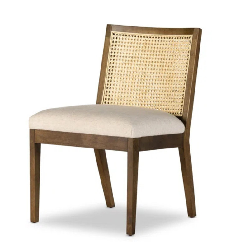 Antonia Cane Dining Chair Natural, Beige