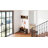 Coat Rack Shoe Bench Set with 8 Storage Cubbies, Rustic Brown