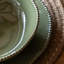 Organic Beaded Pasta Bowl Olive (4pk) 220x55mm