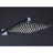 10" Square Shower System With Temperature Adjustment - , Full Spray Pattern Complete Unit Showerhead Easy Adjustment, Construction