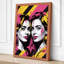 Faces Pop Art 1 Piece Wrapped Canvas Wall Art-1062753078-1062753086