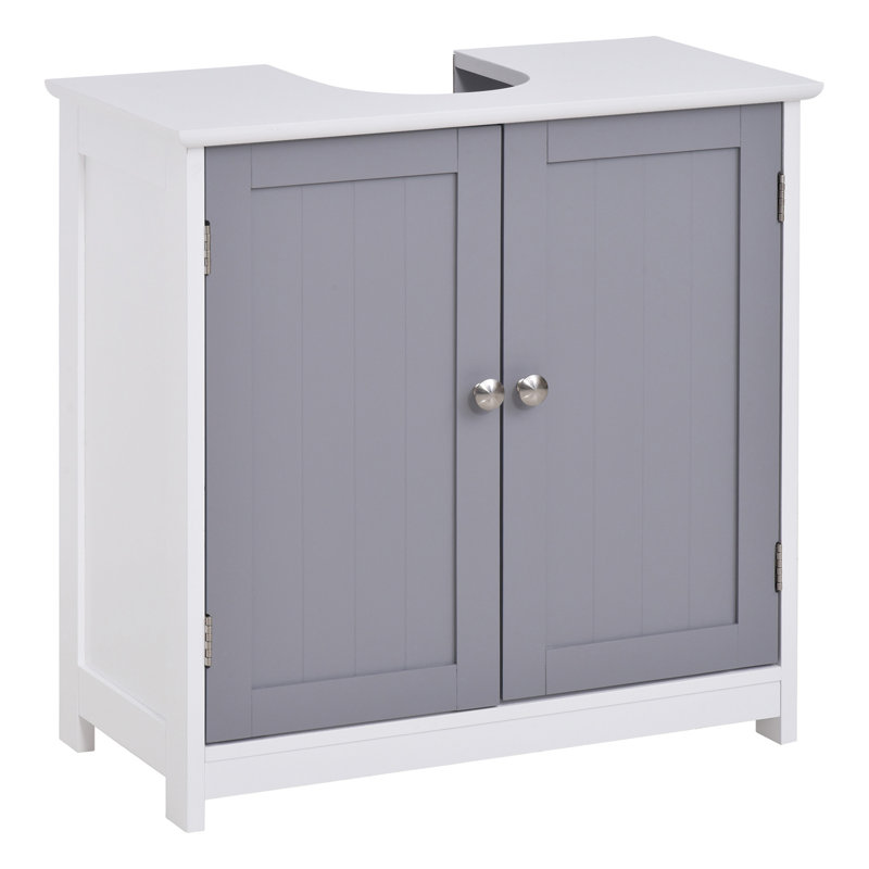Sturdy Build Single Bathroom Vanity with U-shape Cut-Out, Under Sink Storage Cabinet,No Included Sink