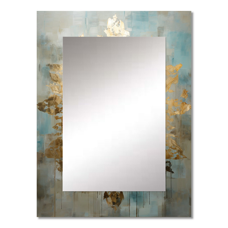 Zen Meditation Position I - miroir mural décoratif méditation, miroir traditionnel, art imprimé en métal, 32 po x 24 po