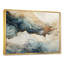 «Blue and White Marble River», art mural abstrait en marbre-262517294-262517290