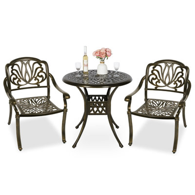2 - Person Patio Dining Set with Round Table