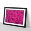 Wall of Bright Pink Roses - Picture Frame Painting Print-56733960-56733959