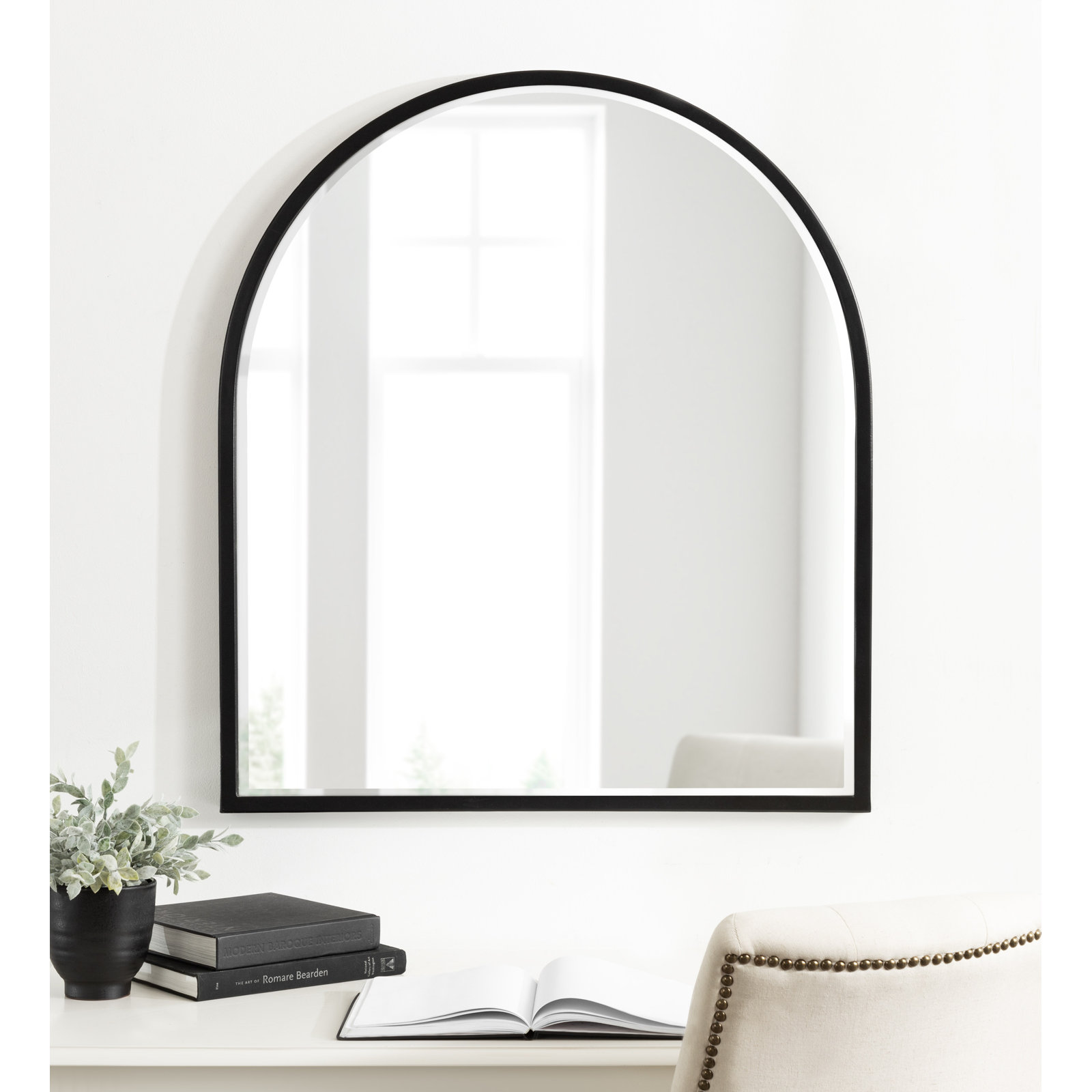 Branca 32" Mirror, Black