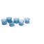 Ensemble de 12 verres empilables bleus-115678258