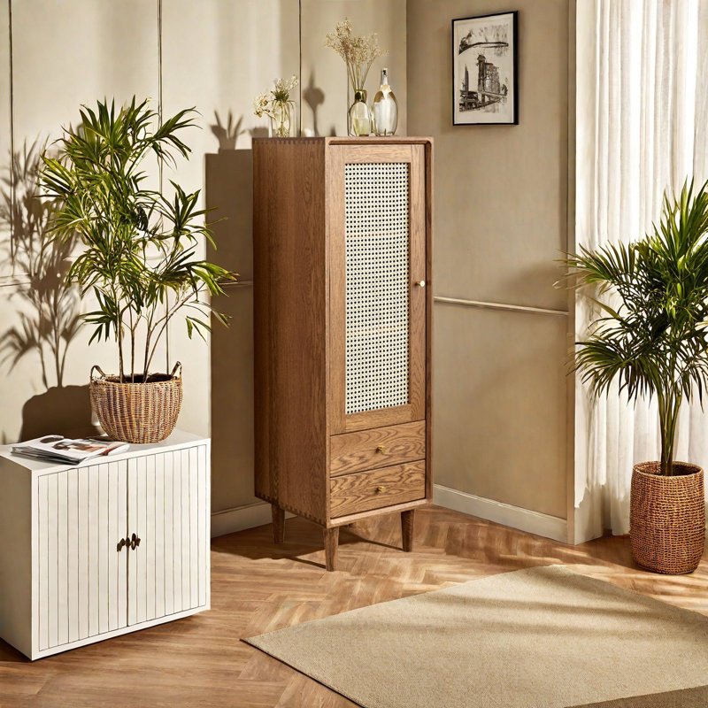 Simple and multi-functional storage cabinet