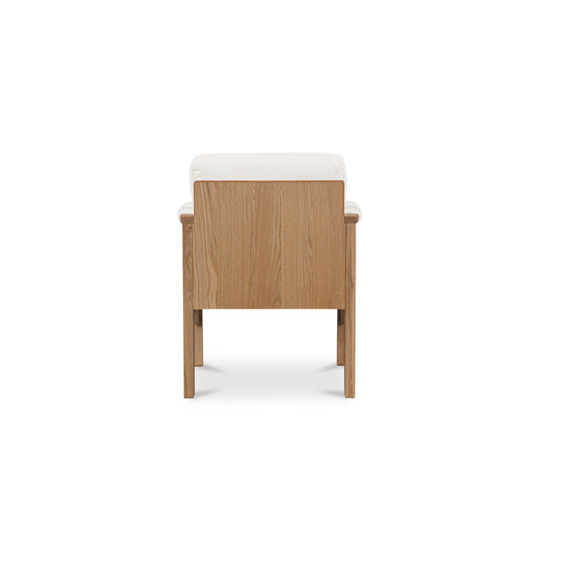 Bauer Dining Chair Cream, White