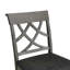 Ensemble de table de salle à manger en bois massif 5 pièces, table de 59 x 35,4 pouces avec support à vin incurvé et 4 chaises rembourrées-1438905982-1438905856