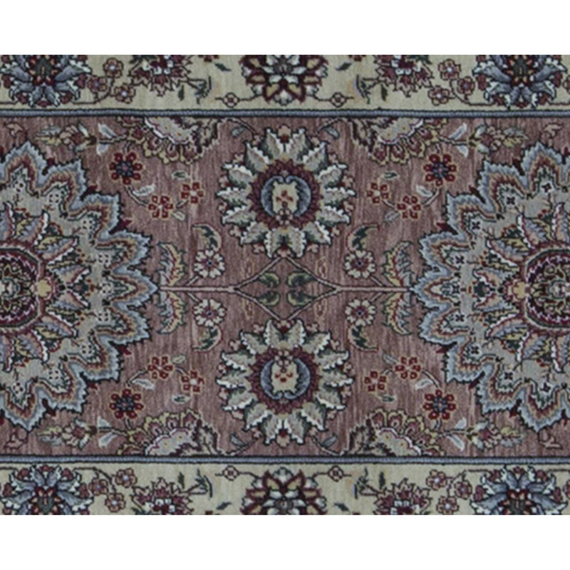 Hand-Knotted High-Quality Brown and Gold Area Rug