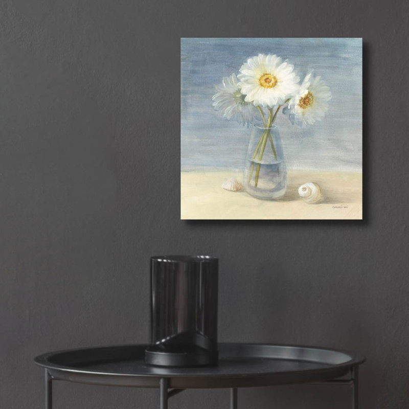 «Daisies and Shells» par Danhui Nai, art mural en verre acrylique