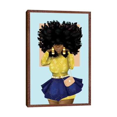 Afro Bomb - Print on Canvas