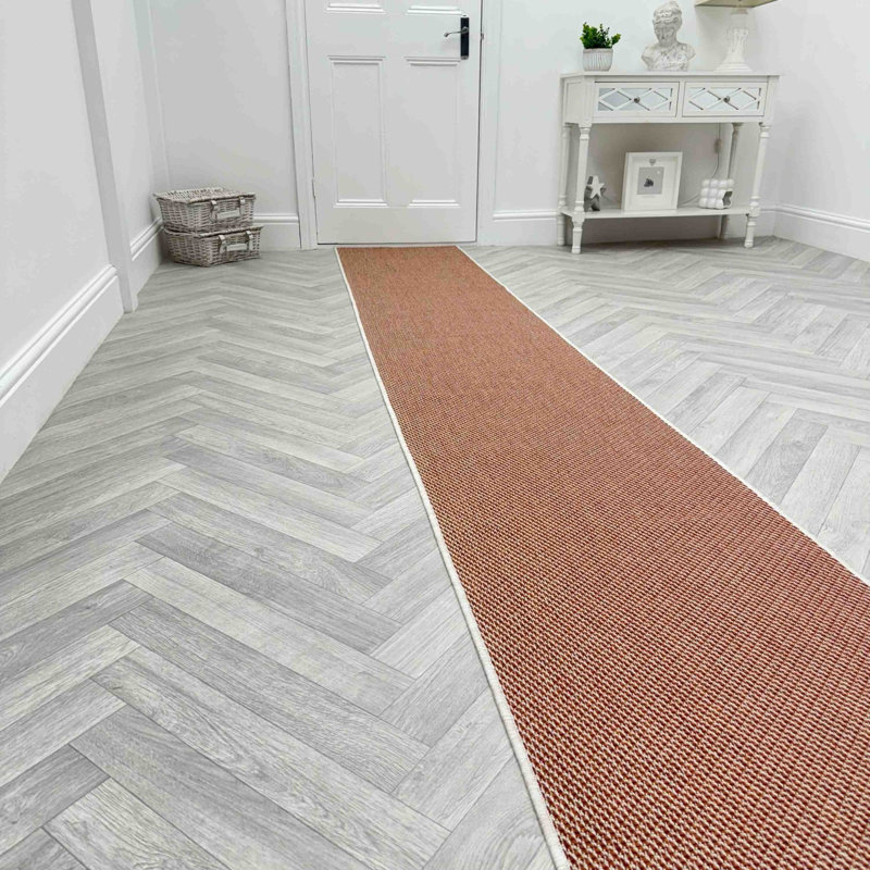 Runner Solid Colour Flatweave Area Rug, Runner 60 x 150 cm