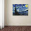 Art mural sur toile tendue - Vincent Van Gogh «Starry Night», décoration murale pour le salon, la chambre à coucher ou le bureau - 35 x 47-1375240162-1375240172-1375240175