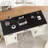 Farmhouse Executive Office Desk With Charging Station