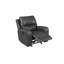 Fauteuil inclinable et oscillant en cuir Joela-94566789-99401252