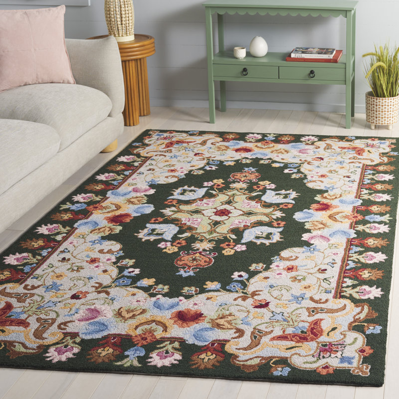 Chelsea 338 Hand Tufted 80% Wool; 20% Cotton Oriental Rug, Rectangle 5' x 8'