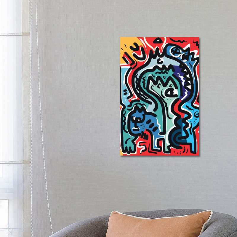 Red Energy Of Life by Emmanuel Signorino - Wrapped Canvas Print, 66.04 cm H x 45.72 cm W x 3.175 cm D