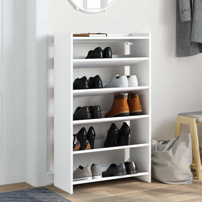 Shoe Rack Old Wood 60X25x81 Cm Engineered Wood