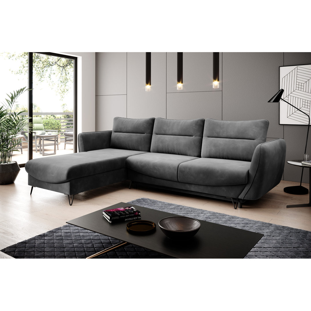 Ecksofa Storrie mit Bettfunktion