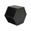 Table d'appoint hexagonale 23,62 po Table de chevet Sumac birmane-55115391