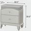 Table de chevet 2 tiroirs Platinum