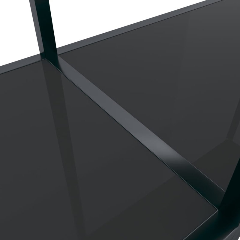 Ridpath Glass Top Console Table, 29.7" H x 86.6" W x 13.8"" D