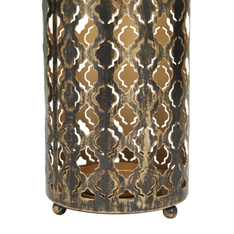 16'' H Iron Tabletop Lantern