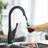 Dual-Sensor Touchless Kitchen Faucet with Pull-Down Activation, Infrared Sensor and 3-Function Sprayer-104942277