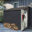 4' X 8' Lean-To Garden Shed,Metal Outdoor Storage Shed,Lockable Tool Storage-111729440