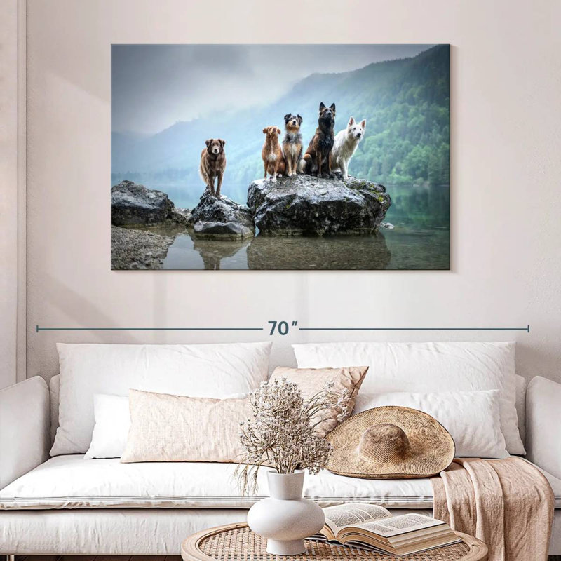 Brampt Dog Alliance, 32" H x 48" W