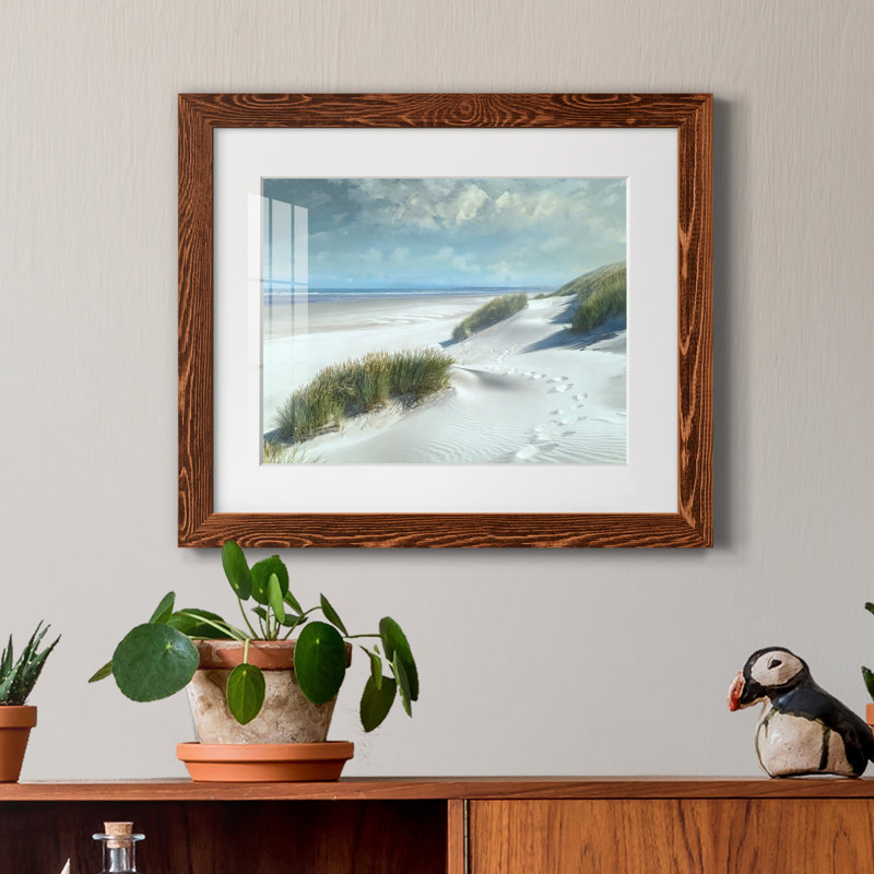 «White Sands» par J Paul - impression encadrée sur papier, Cadre en érable, H 20 po x l 17 po x P 1,5 po