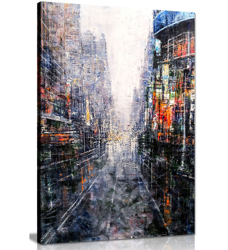 Cityscape - Wrapped Canvas Print, 61cm H x 41cm W