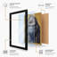 Gorilla Contemplation Modern - Framed Print-1149227561-1149227563