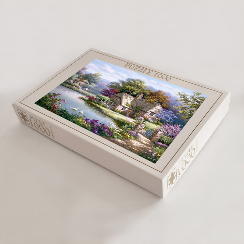 1000-Piece Jigsaw Puzzle, 26.8 x 18.9 inches | High-Quality 100% Cardboard, Vibrant Design | Perfect for Family Fun, Stress Relief & Educational Play | Gift for Adults & Kids | Box Size: 13.2 x 9.1 x 2.0 inches