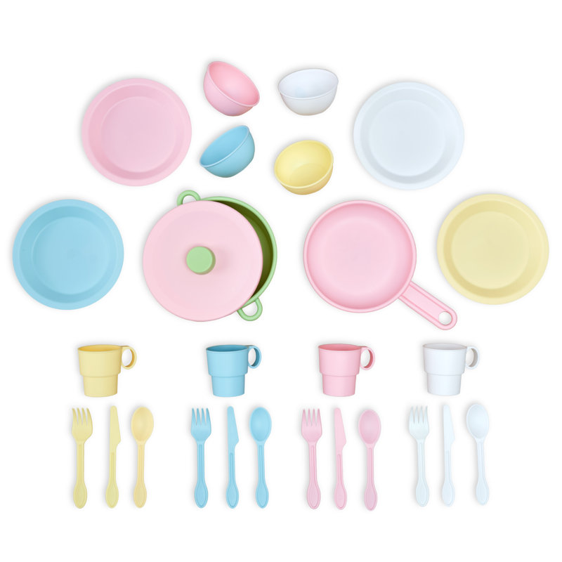 Cookware Dishes/Tea Set, Pastel