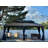 PURPLE LEAF 12' X 20' Hardtop Gazebo Outdoor Metal Roof Sun Shade Tent with Curtains and Netting Patio Canopy Permanent Pavilion-122907397