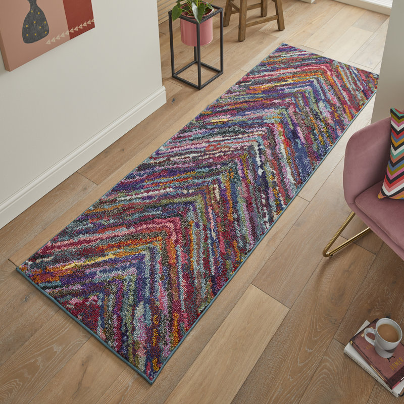 Chevron Area Rug, Runner 80 x 240cm