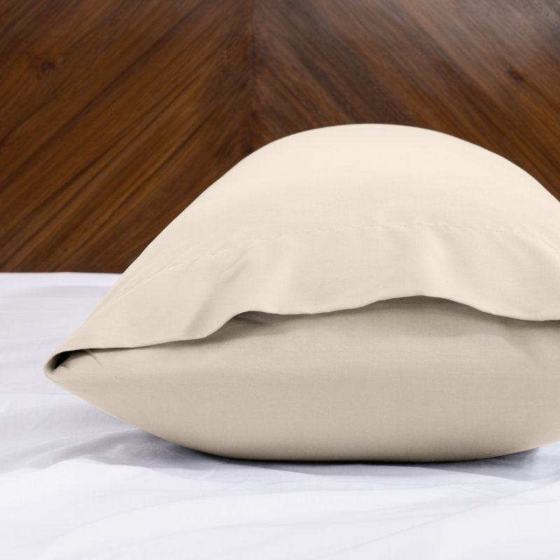 Microfiber Body Pillowcase Envelope Closure, Sand