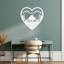 Art mural en forme de cœur avec ours et oursons - ACM-979078985-979078984