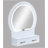 Three-Piece Vanity Table And Stool Set With Built-In LED-Lit Mirror, Offering Ample Storage And Comfort For Your Dressing Routine-42813279