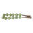 Decorative Resin Beaded Garland Sculpture Home Decor - Contemporary Shiny Beads for Table Accent or Living Room Decorations - Sage Green-104386144
