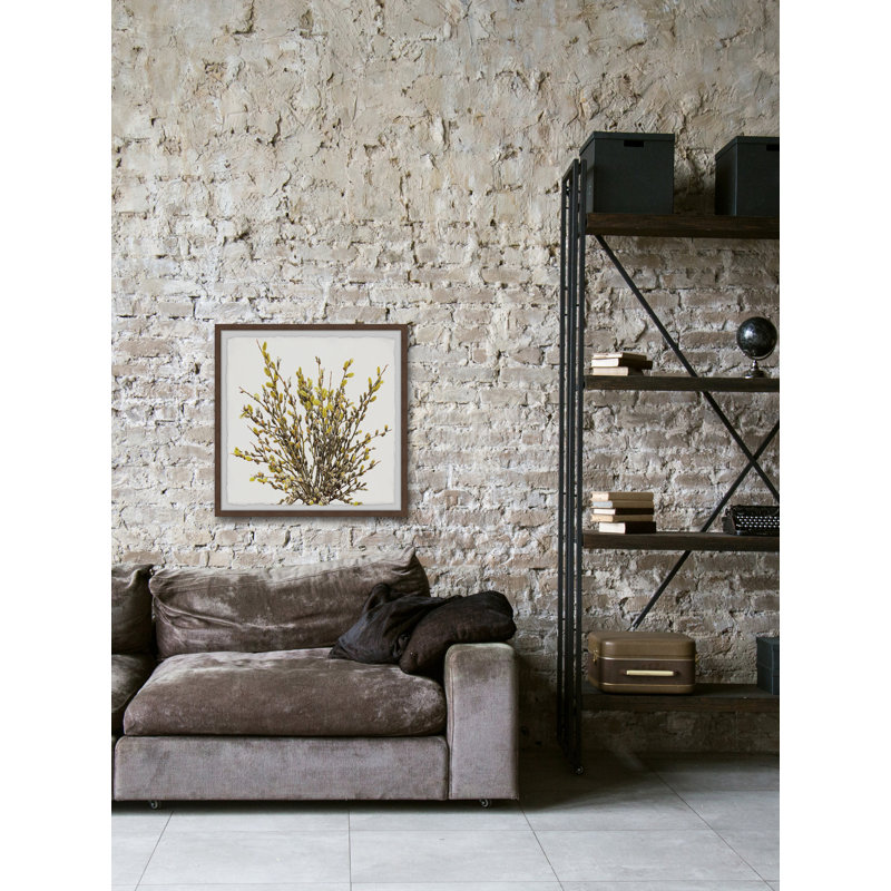 Yellow And Green Foliage - Single Picture Frame Painting, 51 cm H x 51 cm W